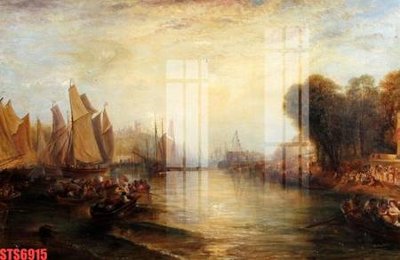 File tranh Tranh sơn dầu phương tây tổng hợp STS6915 (gốc) chủ đề trẻ em