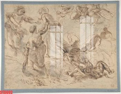 Download file gốc Tranh sơn dầu phương tây tổng hợp STS692 (in lụa) tranh 3D