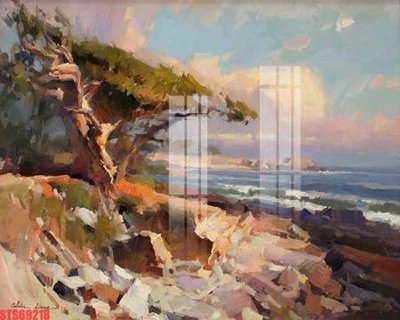 File in mica Tranh sơn dầu phương tây tổng hợp STS69218 (bản gốc) làm vách ngăn