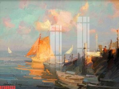 Ảnh gốc Tranh sơn dầu phương tây tổng hợp STS69233 (độ nét cao) in mica