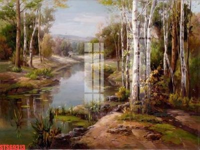 File gốc Tranh sơn dầu phương tây tổng hợp STS69313 (ảnh chi tiết) để in lụa