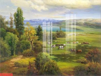 File gốc Tranh sơn dầu phương tây tổng hợp STS69314 (chủ đề hiện đại) trang trí