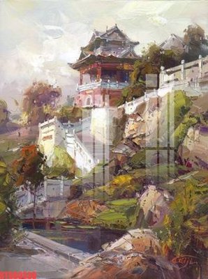 File gốc Tranh sơn dầu phương tây tổng hợp STS69330 (chuẩn CMYK) cho nhà in