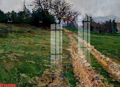 Tải file gốc Tranh sơn dầu phương tây tổng hợp STS69366 (in không vỡ ảnh)