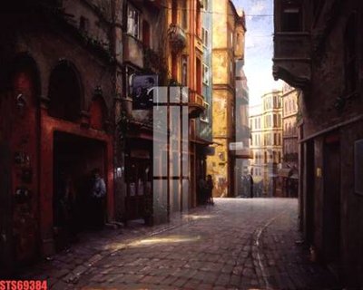 File ảnh Tranh sơn dầu phương tây tổng hợp STS69384 (gốc) in poster