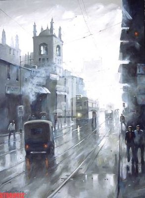 Download file Tranh sơn dầu phương tây tổng hợp STS69412 (gốc) in mica ốp bếp