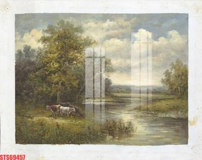 File gốc Tranh sơn dầu phương tây tổng hợp STS69457 (phong cách) tối giản