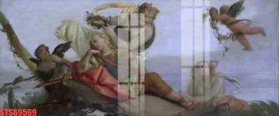 Download file gốc Tranh sơn dầu phương tây tổng hợp STS69569 (in mica) trong suốt