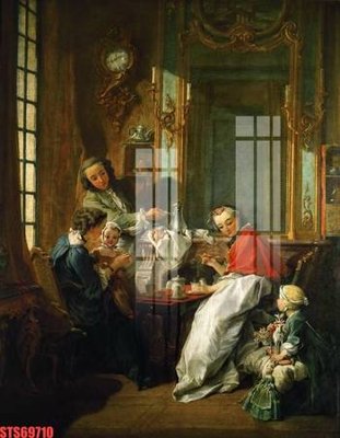 File in mica Tranh sơn dầu phương tây tổng hợp STS69710 (bản gốc) sắc sảo