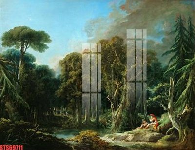 File PSD Tranh sơn dầu phương tây tổng hợp STS69711 (gốc) tách lớp chi tiết