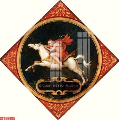 File in lụa Tranh sơn dầu phương tây tổng hợp STS69795 (hoa văn) Tranh sơn dầu phương tây tổng hợp STS69795