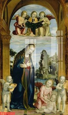 Ảnh gốc Tranh sơn dầu phương tây tổng hợp STS69934 (nét căng) in mica