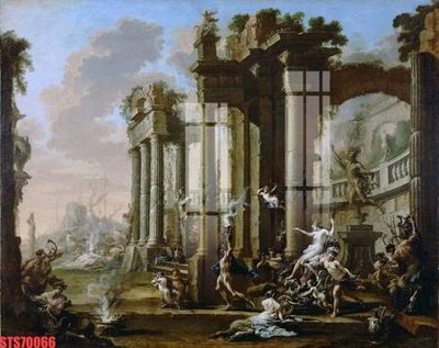 File tranh Tranh sơn dầu phương tây tổng hợp STS70066 (ảnh gốc) cho in ấn kỹ thuật số