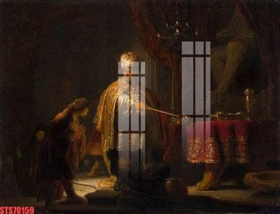 File PSD Tranh sơn dầu phương tây tổng hợp STS70159 (gốc) tách lớp chi tiết