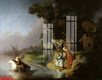 File tranh Tranh sơn dầu phương tây tổng hợp STS70160 (bản gốc) in lụa 3D