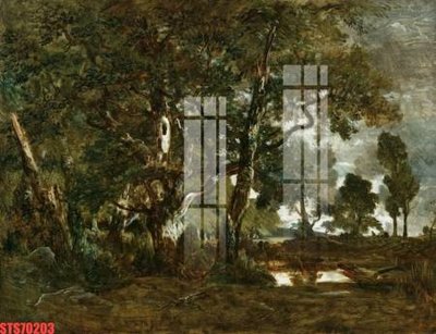 File gốc Tranh sơn dầu phương tây tổng hợp STS70203 (cho in 3D) độc đáo