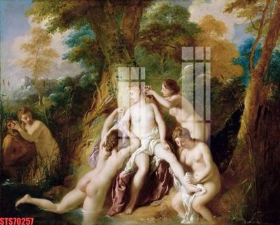 File ảnh Tranh sơn dầu phương tây tổng hợp STS70257 (gốc) dùng in Pano