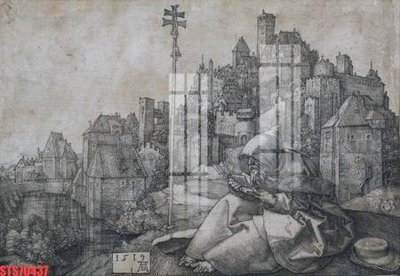 File in trần Tranh sơn dầu phương tây tổng hợp STS70437 (bản gốc) mây trời