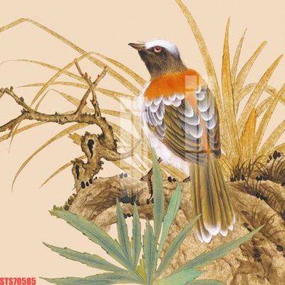 File tranh Tranh sơn dầu phương tây tổng hợp STS70585 (file gốc) chủ đề phong thủy