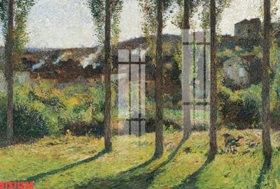 Download file gốc Tranh sơn dầu phương tây tổng hợp STS71234 (in lụa) cao cấp