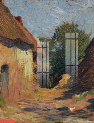 File in trần Tranh sơn dầu phương tây tổng hợp STS71333 (file gốc) hoa văn 3D