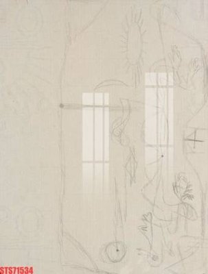 File in trần Tranh sơn dầu phương tây tổng hợp STS71534 (file gốc) hoa văn 3D