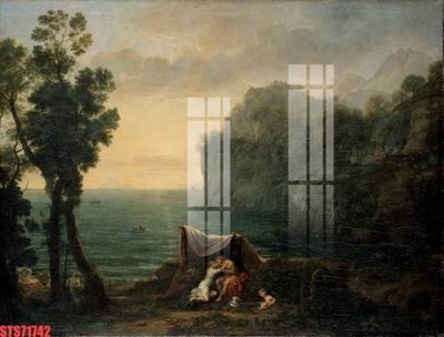 File in ấn cao cấp Tranh sơn dầu phương tây tổng hợp STS71742 (file gốc)