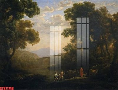 File gốc Tranh sơn dầu phương tây tổng hợp STS71748 (cho in UV) siêu nét