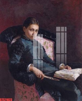 File gốc Tranh sơn dầu phương tây tổng hợp STS71823 (cho in ấn) độc quyền