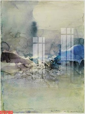 File in trần Tranh sơn dầu phương tây tổng hợp STS7183 (bản gốc 3D) sống động