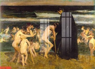 File tranh Tranh sơn dầu phương tây tổng hợp STS71901 (ảnh gốc) in trần 3D