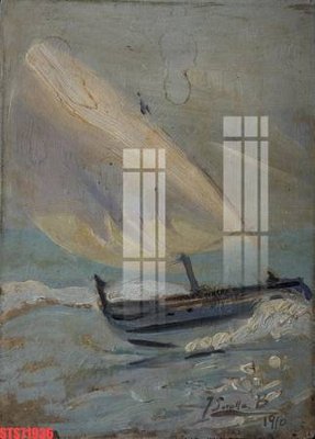 File in trần Tranh sơn dầu phương tây tổng hợp STS71936 (bản gốc) bầu trời