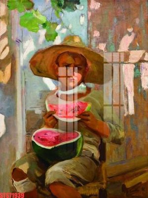 File in trần Tranh sơn dầu phương tây tổng hợp STS71939 (file gốc) hoa văn 3D