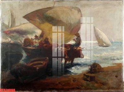 File ảnh gốc Tranh sơn dầu phương tây tổng hợp STS71998 (chuyên in mica)