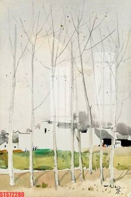 File gốc Tranh sơn dầu phương tây tổng hợp STS72280 (in tráng gương) hiện đại