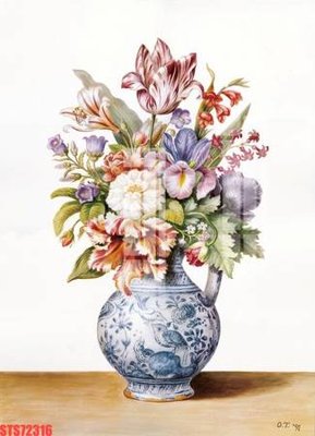 Download file gốc Tranh sơn dầu phương tây tổng hợp STS72316 (in mica) trang trí