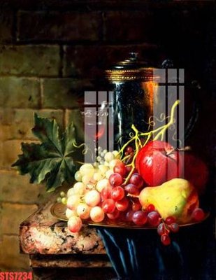 File tranh gốc Tranh sơn dầu phương tây tổng hợp STS7234 (bản quyền) file PSD