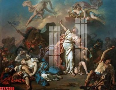 File gốc Tranh sơn dầu phương tây tổng hợp STS72469 cho in ấn và thiết kế