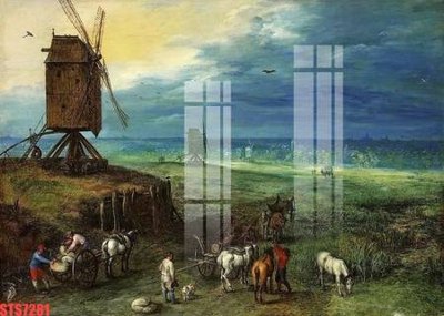 File tranh Tranh sơn dầu phương tây tổng hợp STS7281 (bản gốc) treo phòng ăn