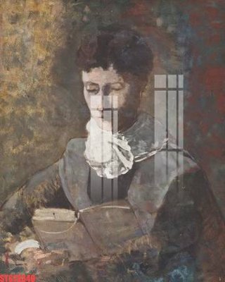 File gốc Tranh sơn dầu phương tây tổng hợp STS73340 (in lụa) họa tiết 3D