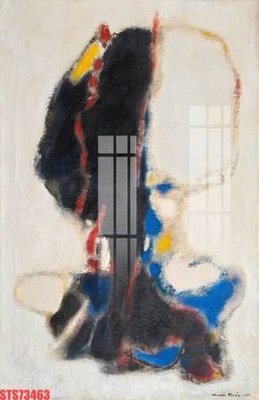 File tranh Tranh sơn dầu phương tây tổng hợp STS73463 (bản gốc) treo quán cafe