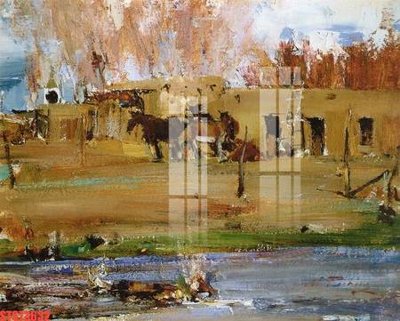 File in trần Tranh sơn dầu phương tây tổng hợp STS73632 (file gốc) xuyên sáng