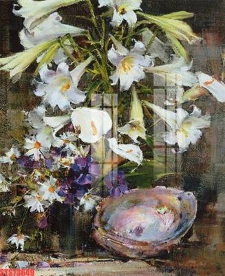 File ảnh Tranh sơn dầu phương tây tổng hợp STS73649 (gốc) dùng in Pano