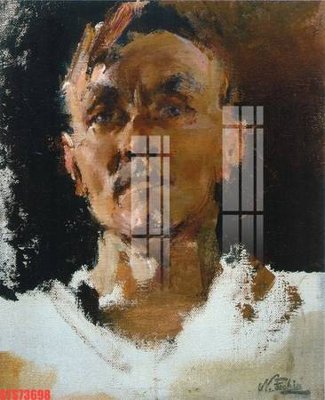 File gốc Tranh sơn dầu phương tây tổng hợp STS73698 (in lụa) tranh mã đáo