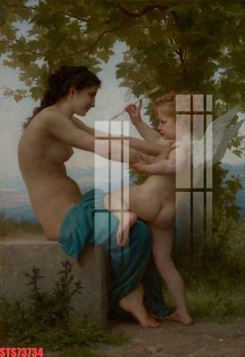 File gốc Tranh sơn dầu phương tây tổng hợp STS73734 (in lụa) hoa văn cổ điển