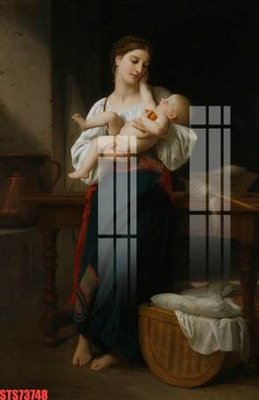 Tải file gốc Tranh sơn dầu phương tây tổng hợp STS73748 dùng cho in ấn