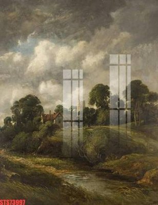 File gốc Tranh sơn dầu phương tây tổng hợp STS73997 (in lụa) trang trí tường