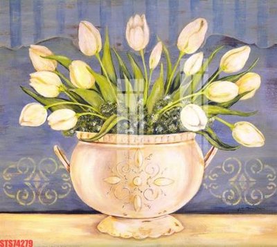 File in trần Tranh sơn dầu phương tây tổng hợp STS74279 (bản gốc) hoa văn