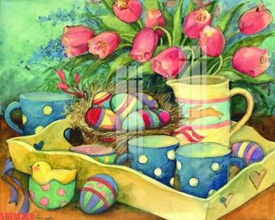 Ảnh gốc Tranh sơn dầu phương tây tổng hợp STS74328 (nét căng) in mica