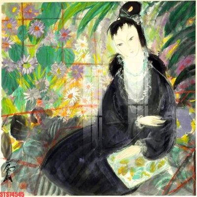 File ảnh Tranh sơn dầu phương tây tổng hợp STS74545 (gốc) in decal dán tường